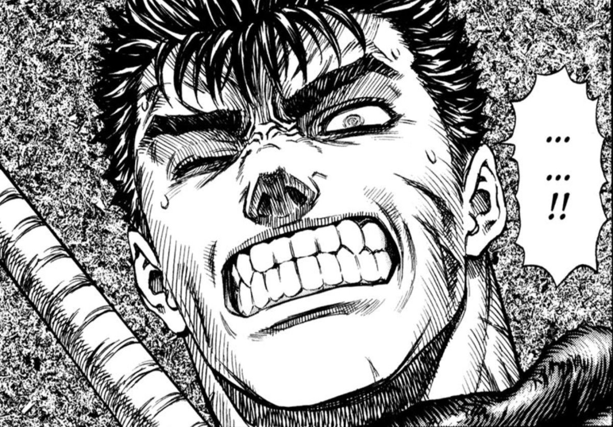 Гатс Берсерк 1997 в ярости