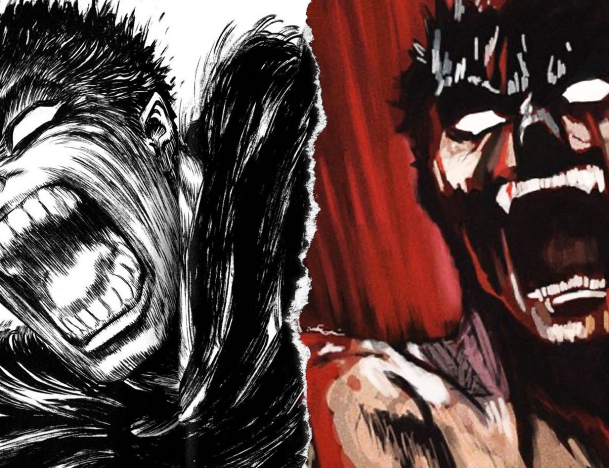 Гатс Берсерк Кэнтаро Миура