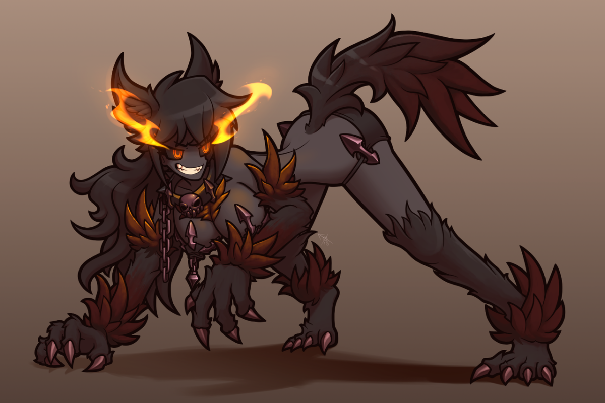 Адская гончая Hellhound anime