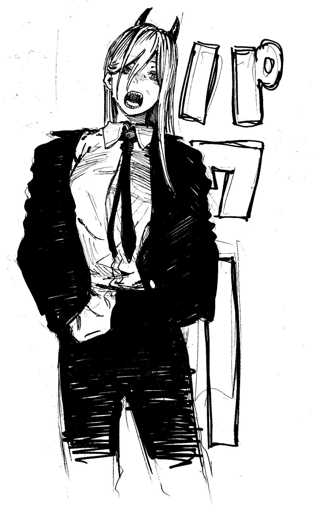 Аниме девушка с бензопилой