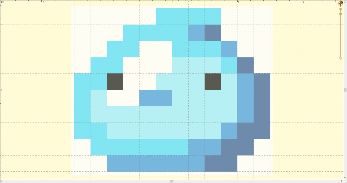 Пиксельные милые глаза