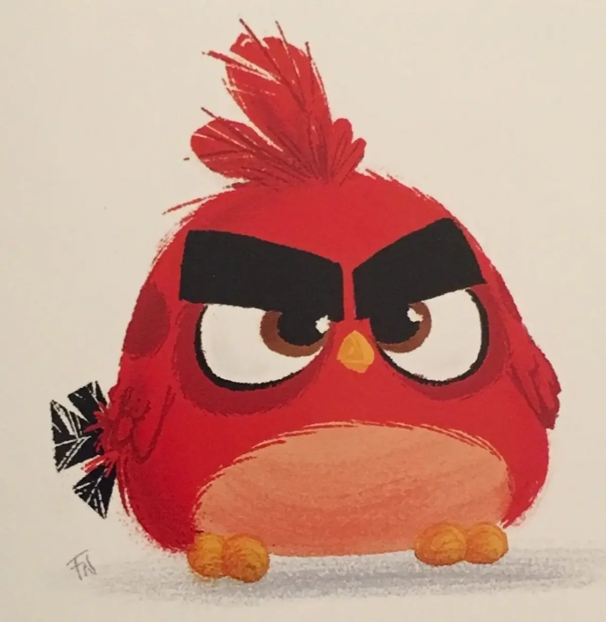 Angry Birds черный