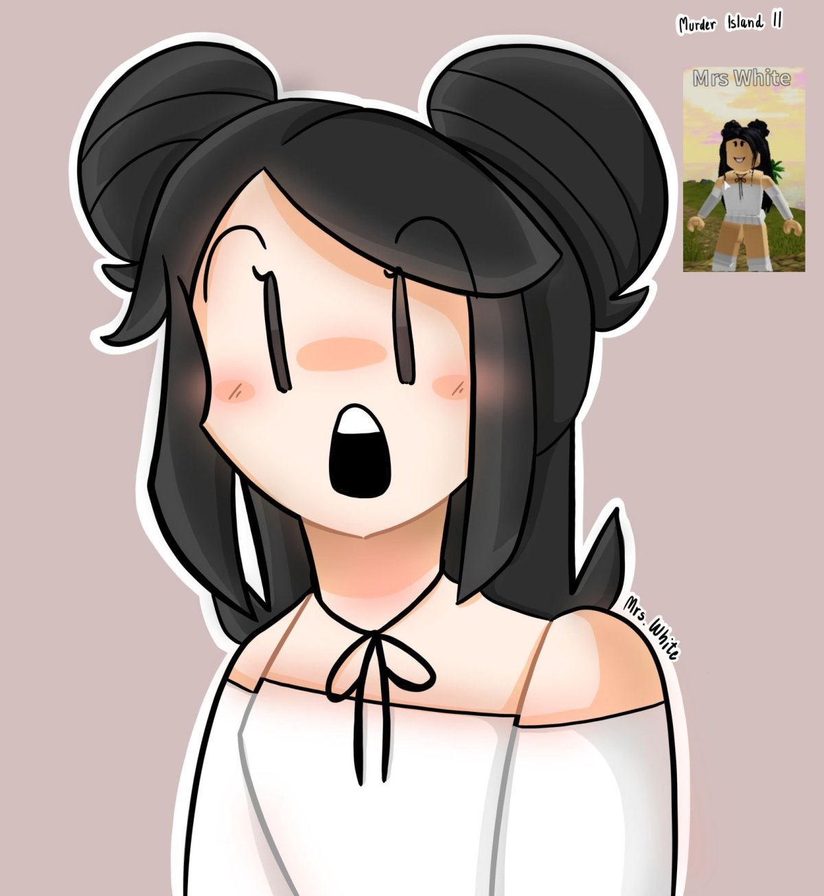 Арт РОБЛОКС девочки