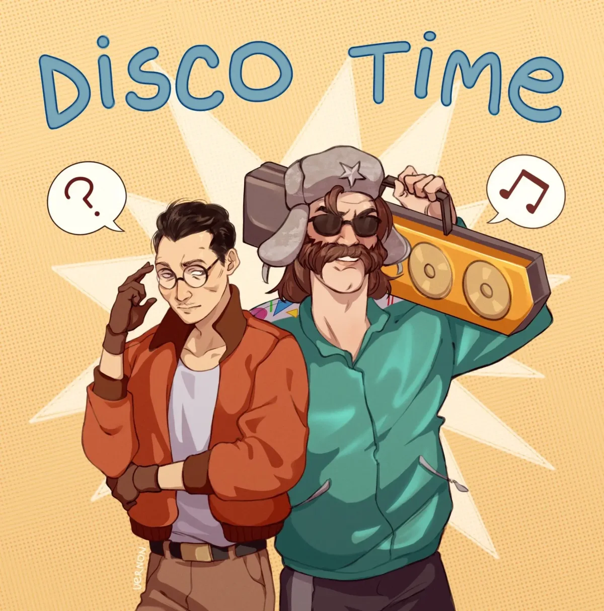 Диско Элизиум концепт арт