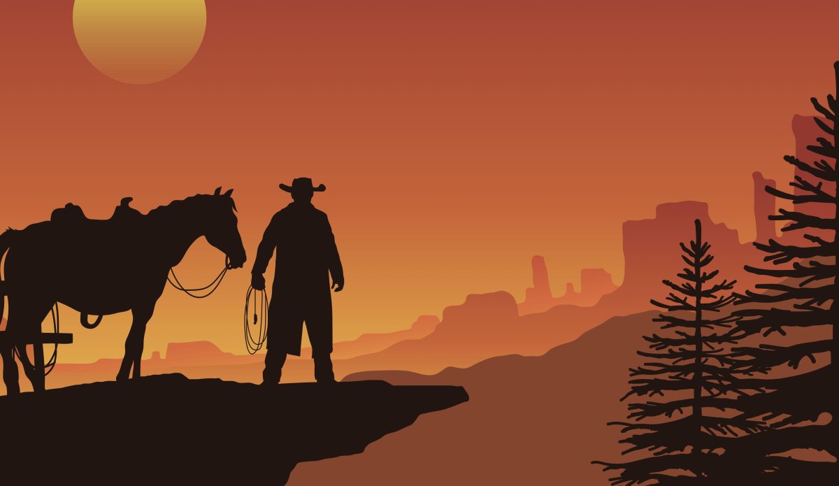 Логотип мужчина в шляпе