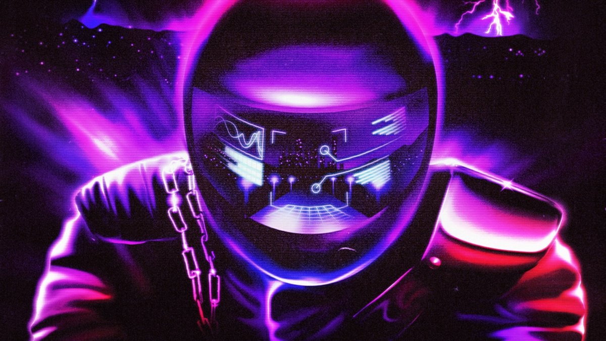 Аватар в стиле неона