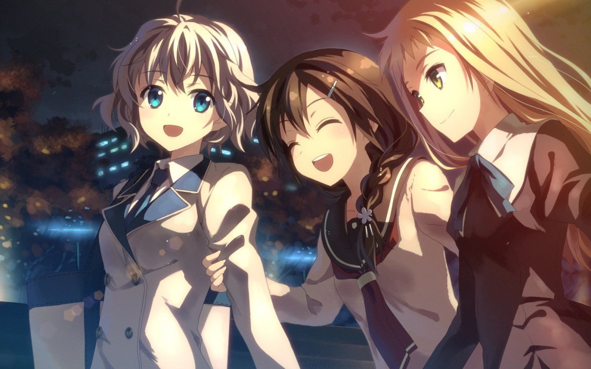 3 Подруги аниме