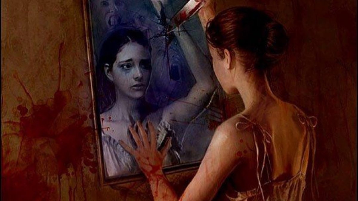 Отражение ведьмы в зеркале