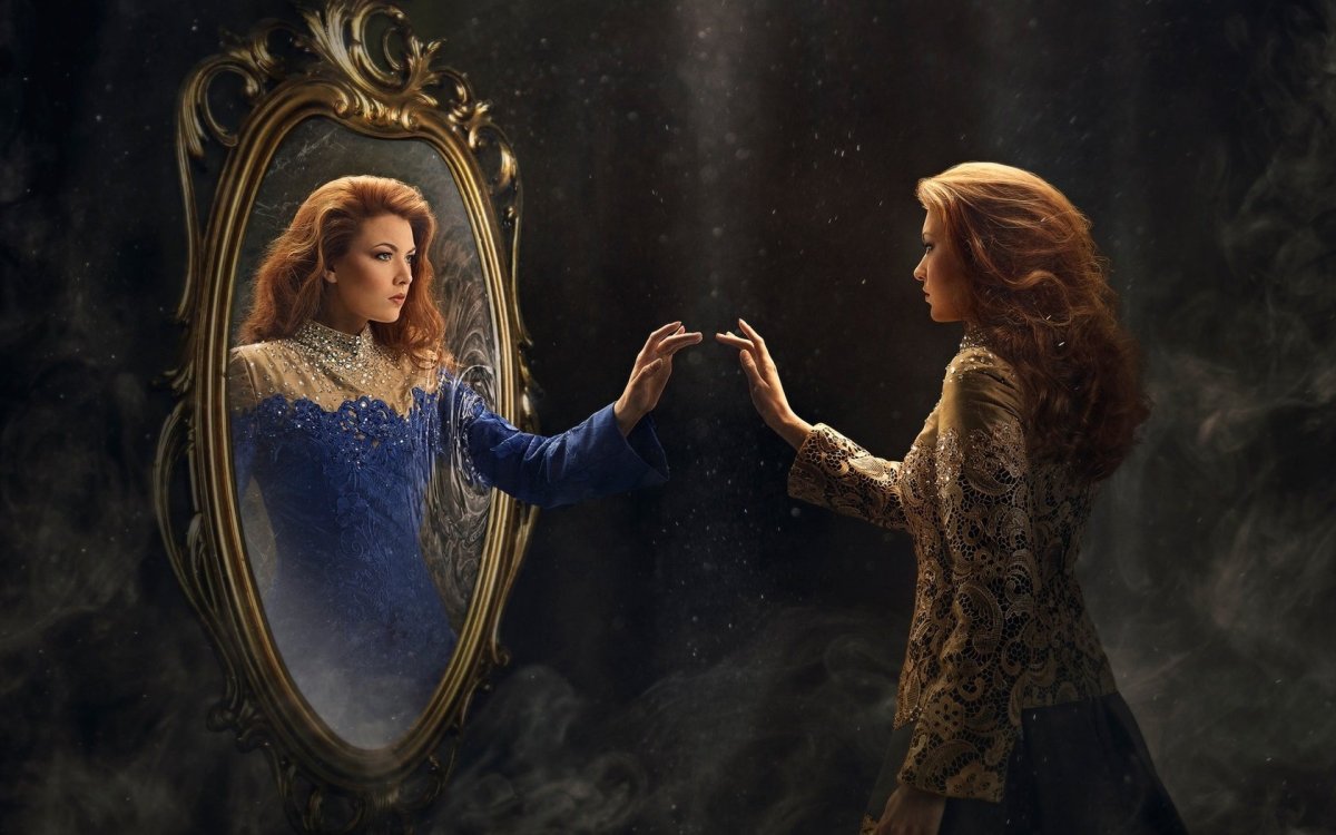 («Отражение в зеркале», 1840