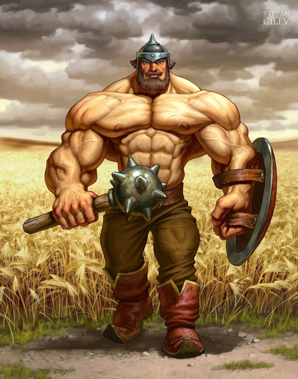 Илья Муромец из мультика три богатыря