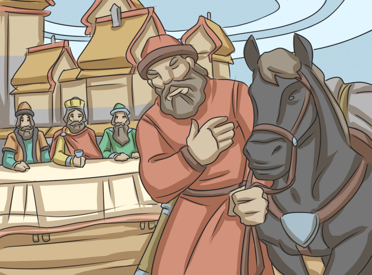 Портрет богатыря Ильи Муромца