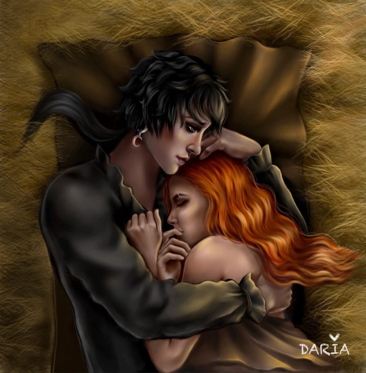 Никкаль и Кингу цветок из огня Тиамат