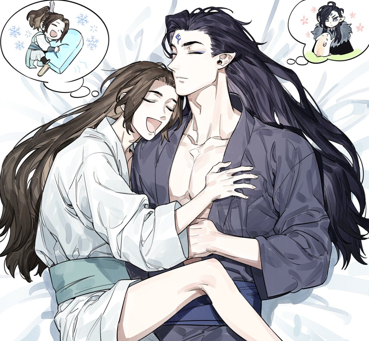 Тени сентфора человек в маске и Сара