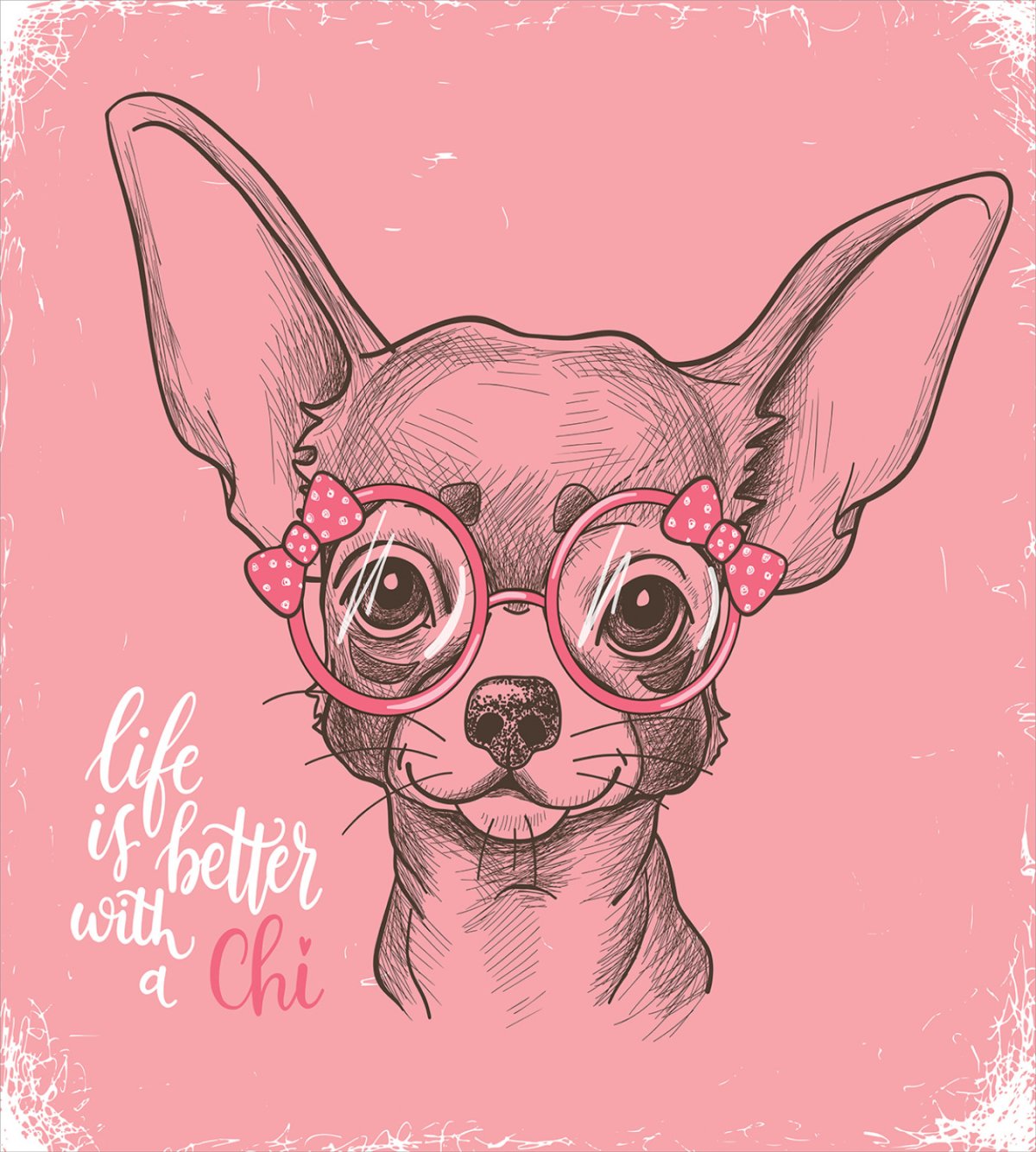 Милые картинки чихуахуа для срисовки