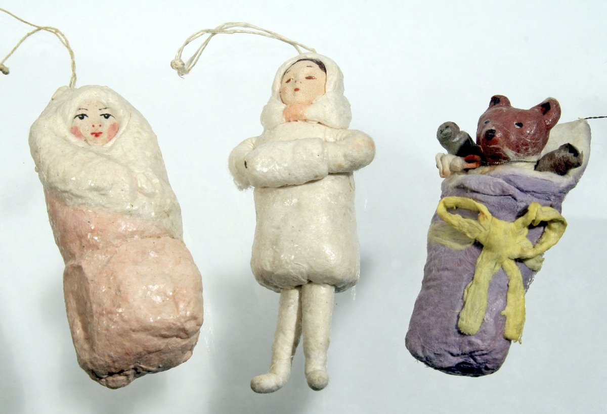 Дореволюционные елочные игрушки