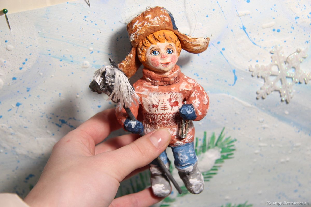 Егорка ватная игрушка