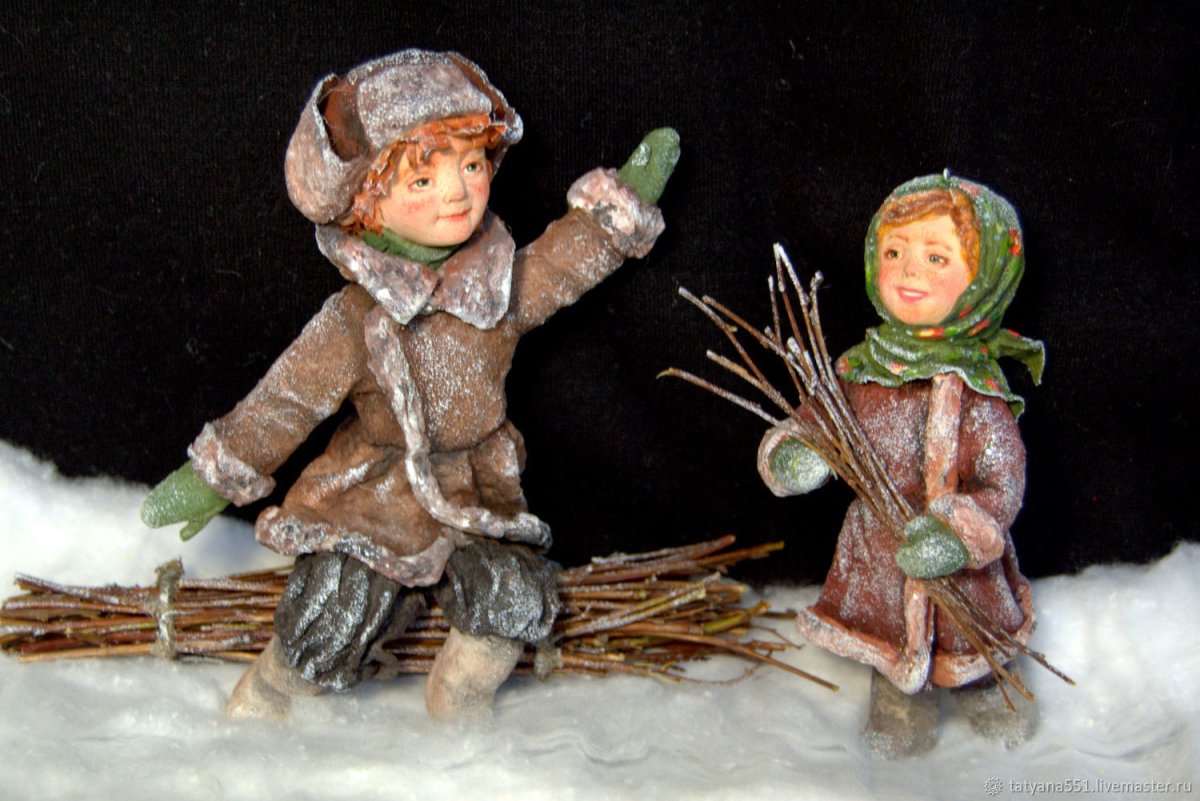 Ватные куклы Татьяны Броницкой