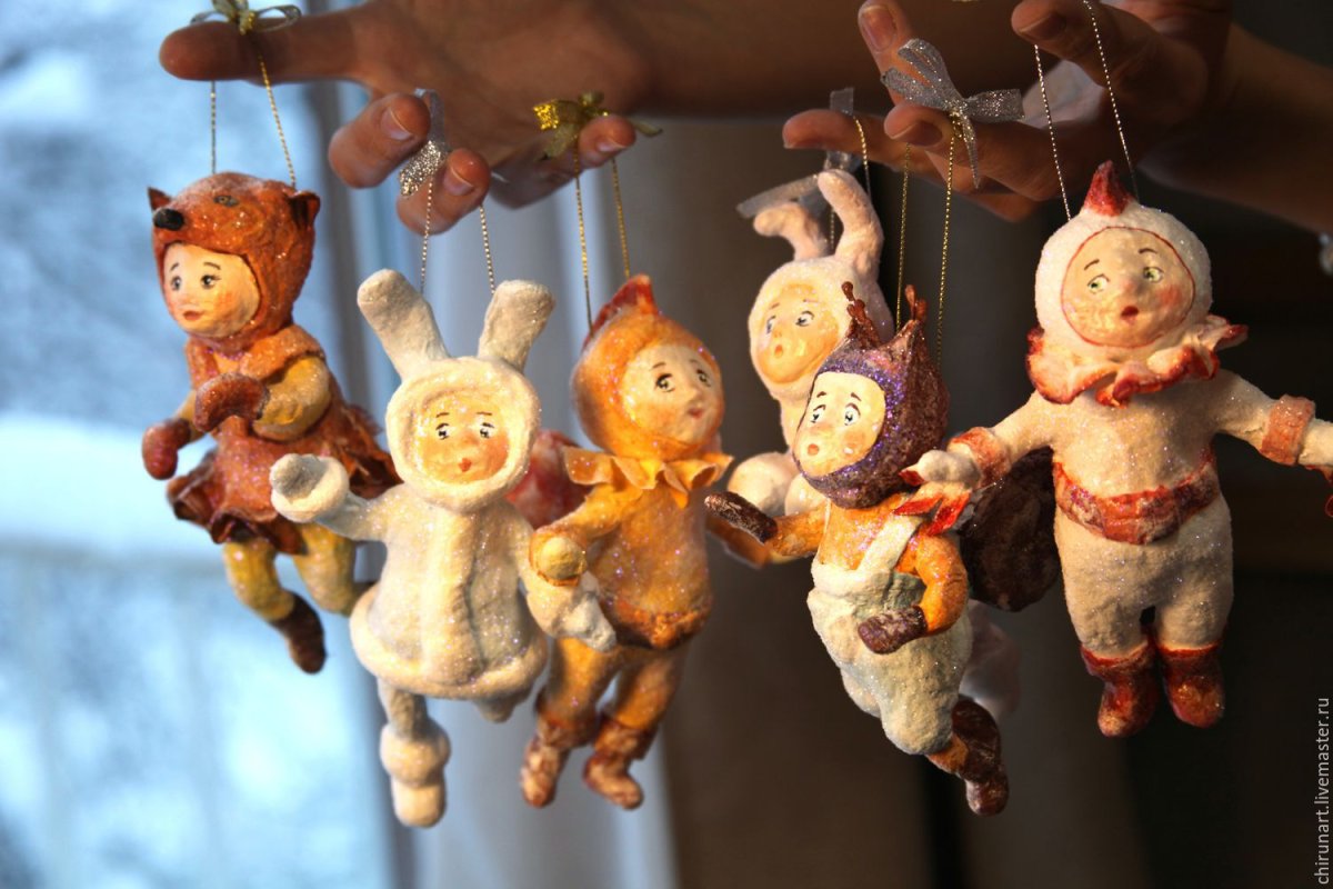 Ольга Чирун ватные игрушки