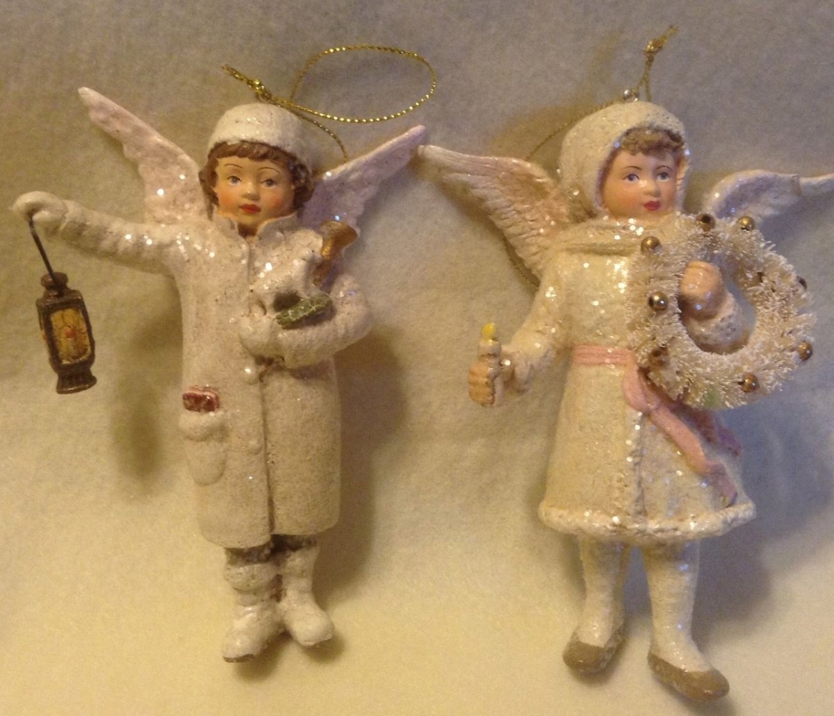 Дореволюционные ватные елочные игрушки