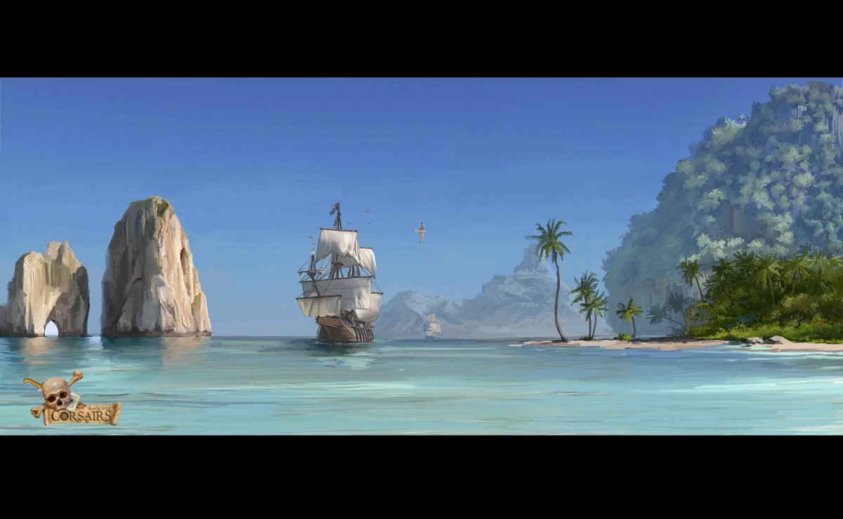 Концепт- арты Корсары: чёрная метка