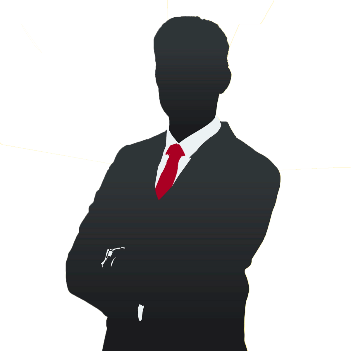 Силуэт мужчины