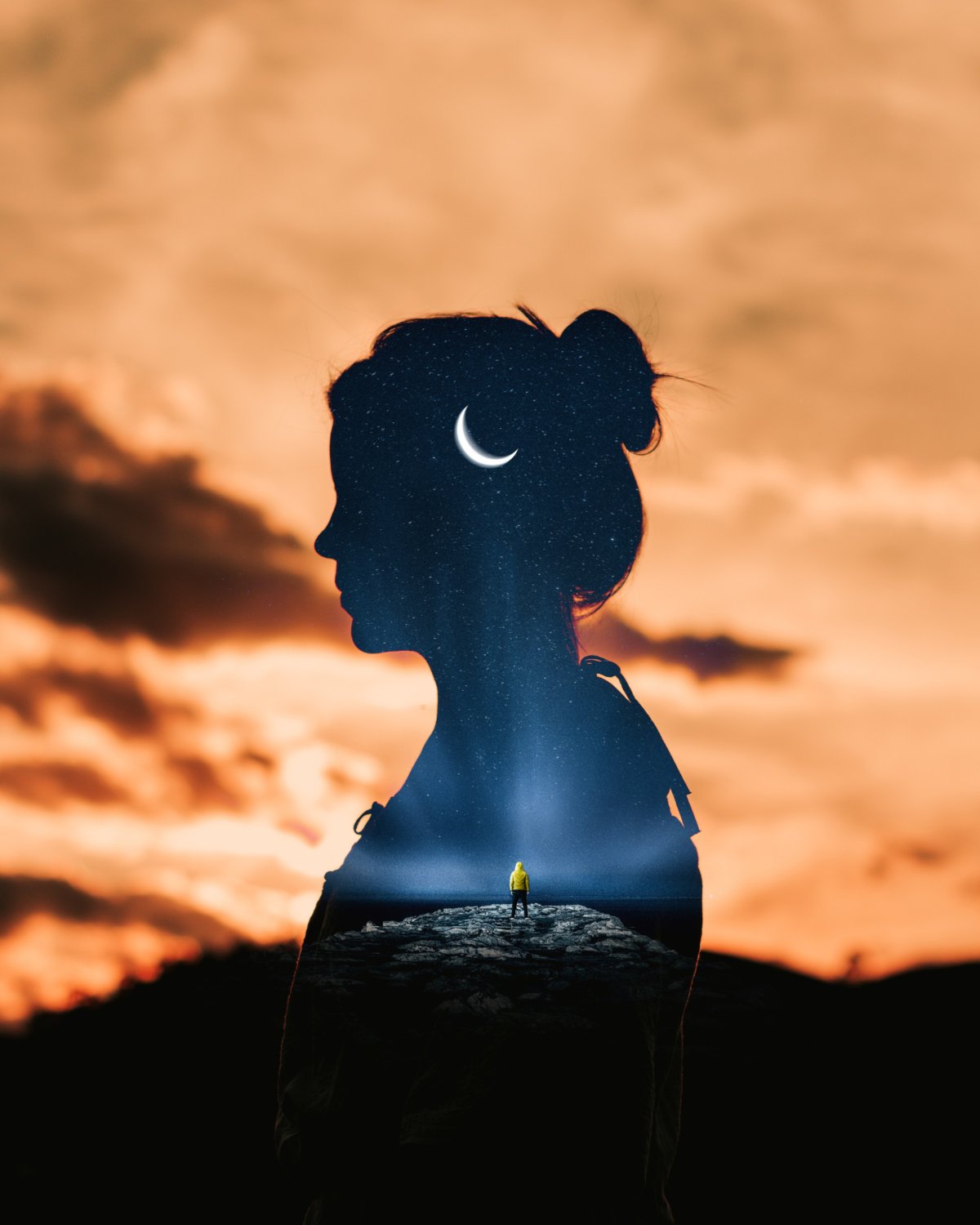 Тень девушки