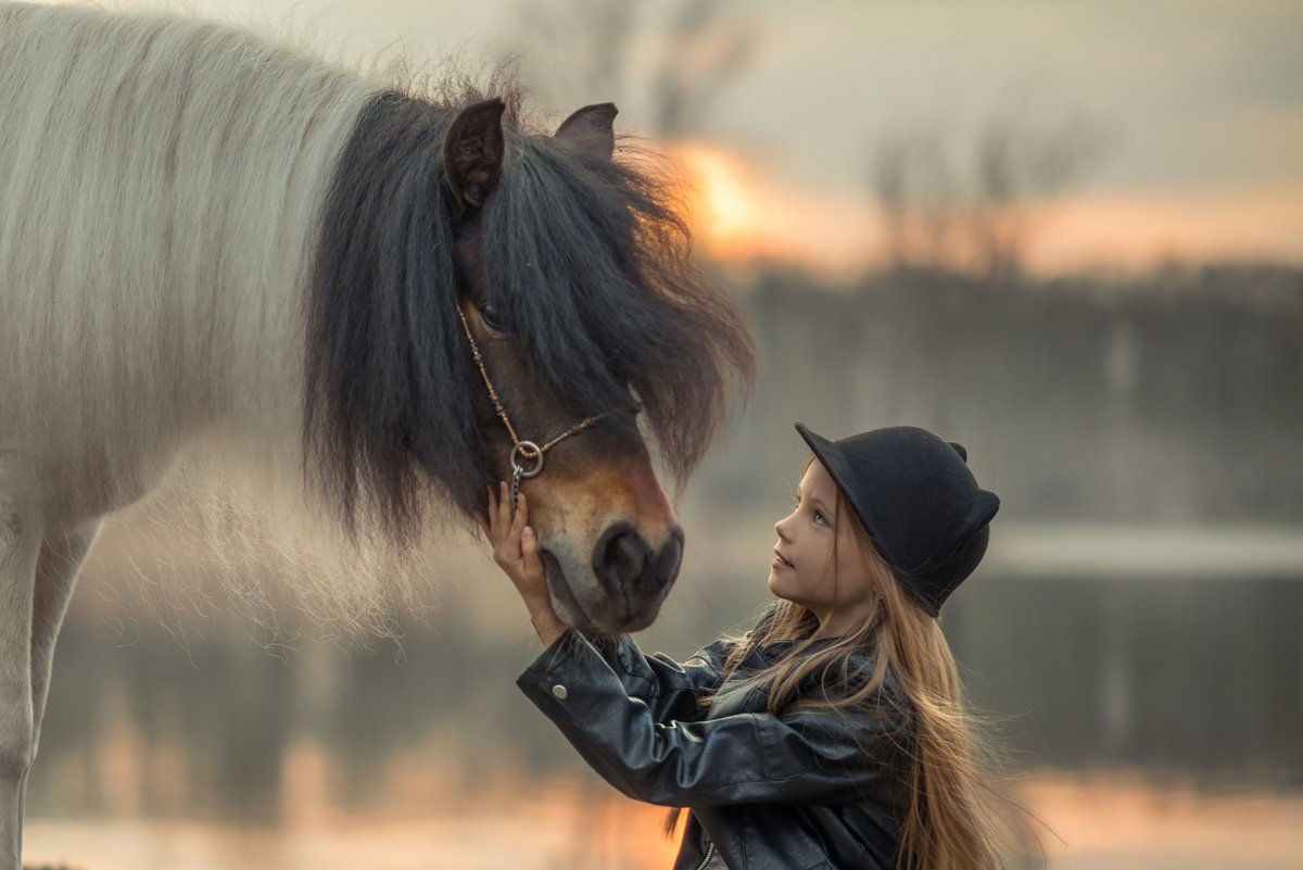 Девушка с лошадью