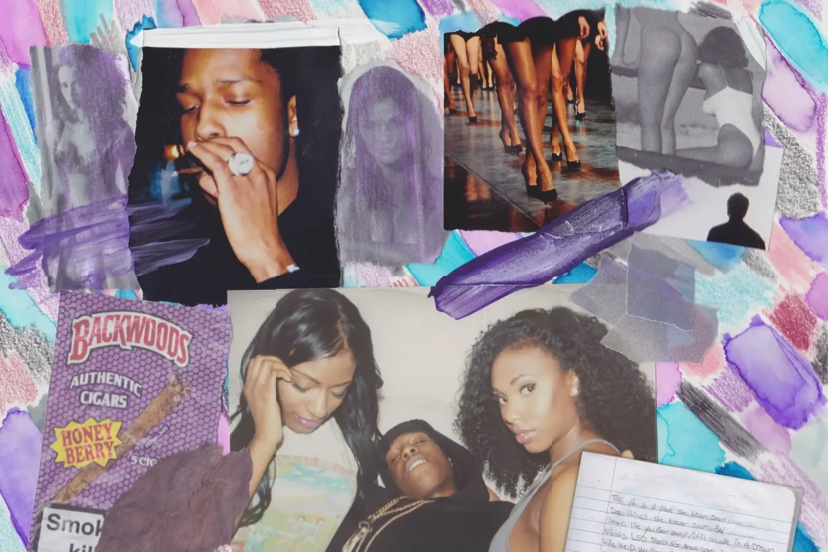 ASAP Rocky collage
