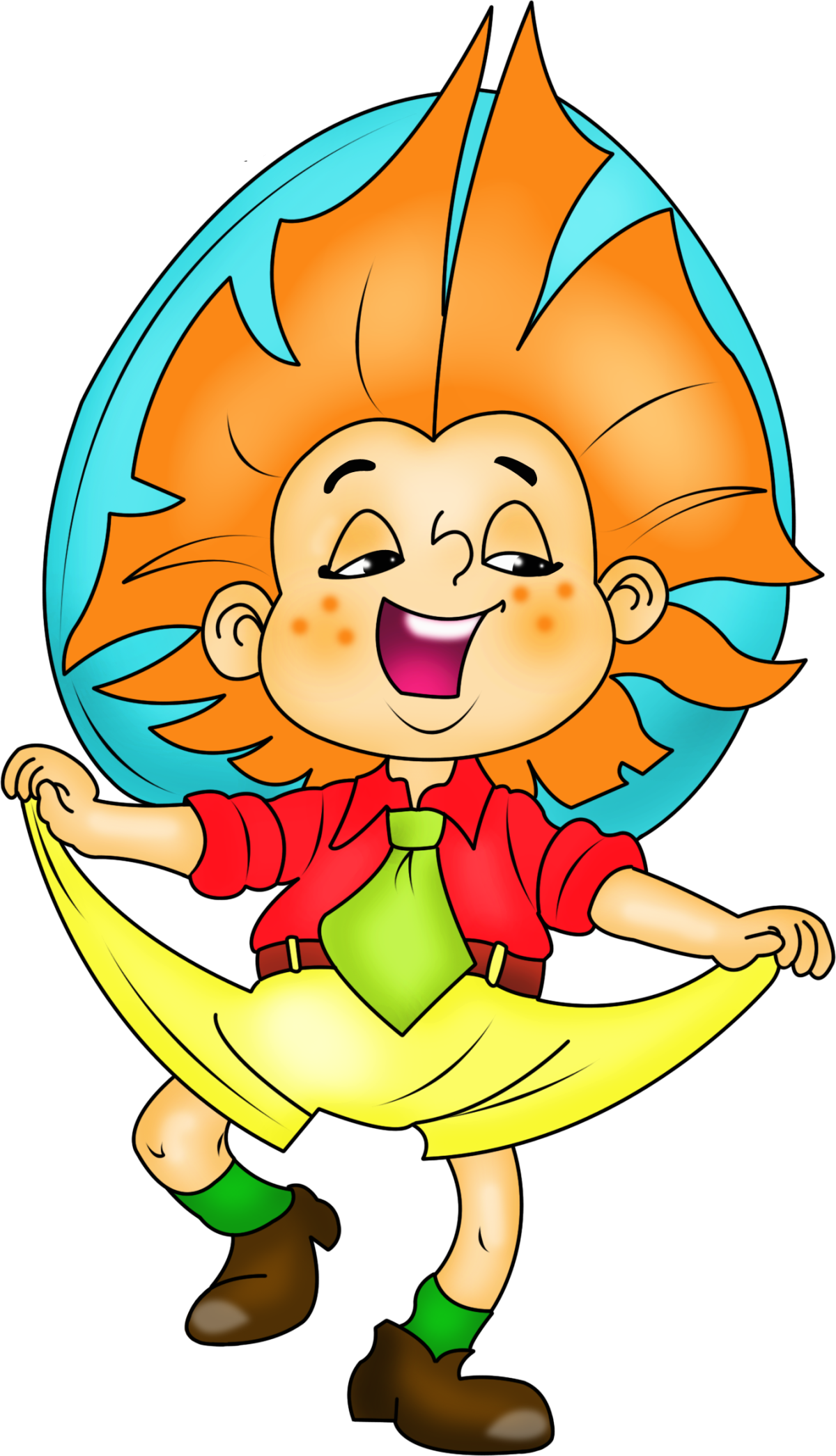 Солнце из мультика Незнайка