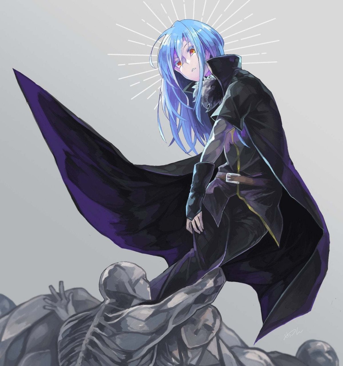 Римуру Темпест арт девушка