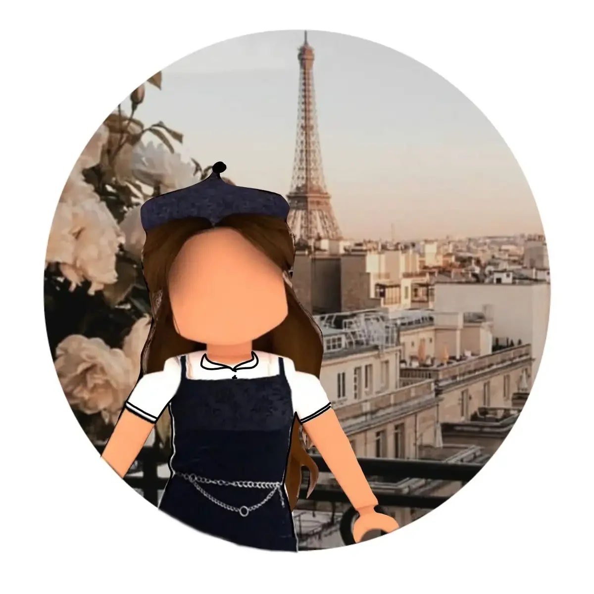 Девушка в шляпе с кофе