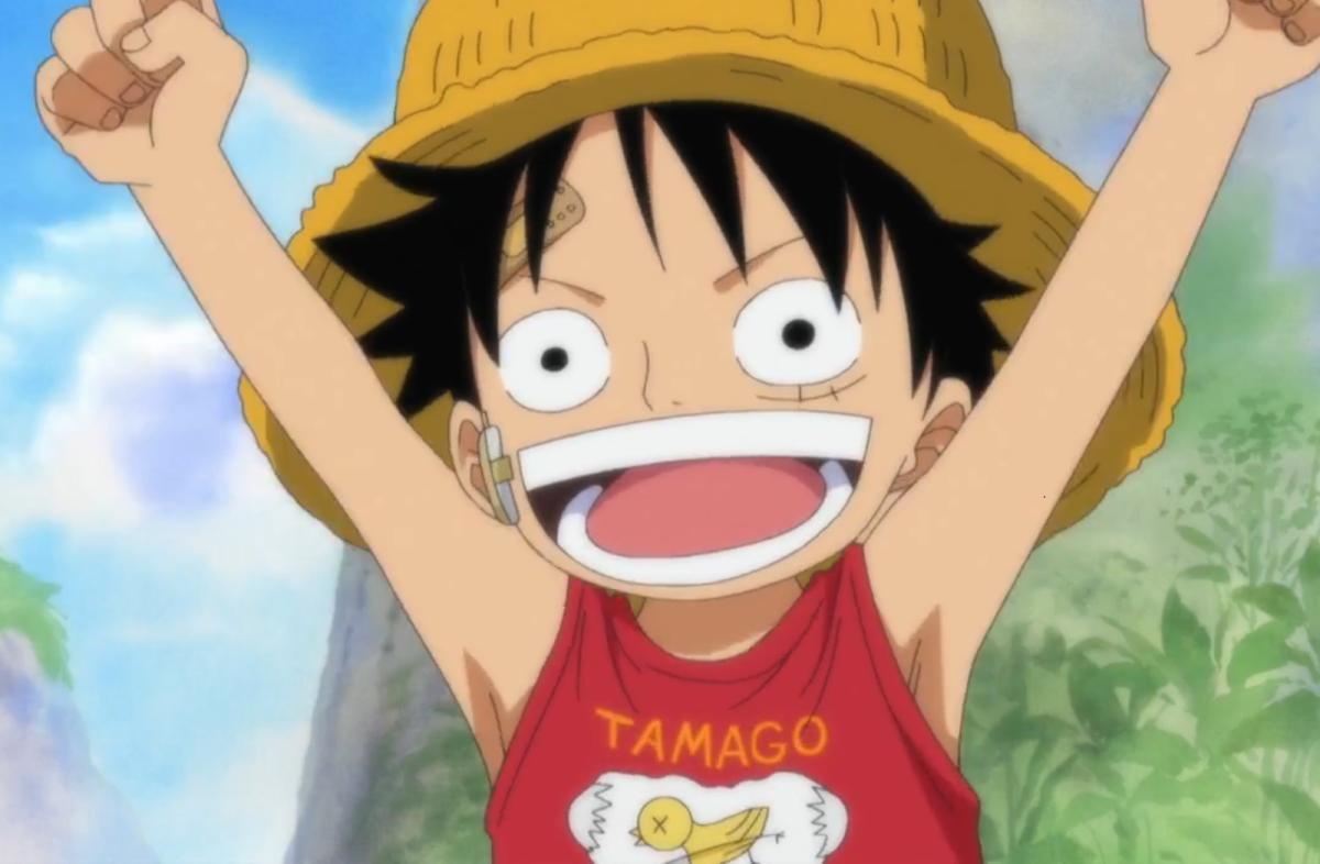 Маленький Луффи скрин