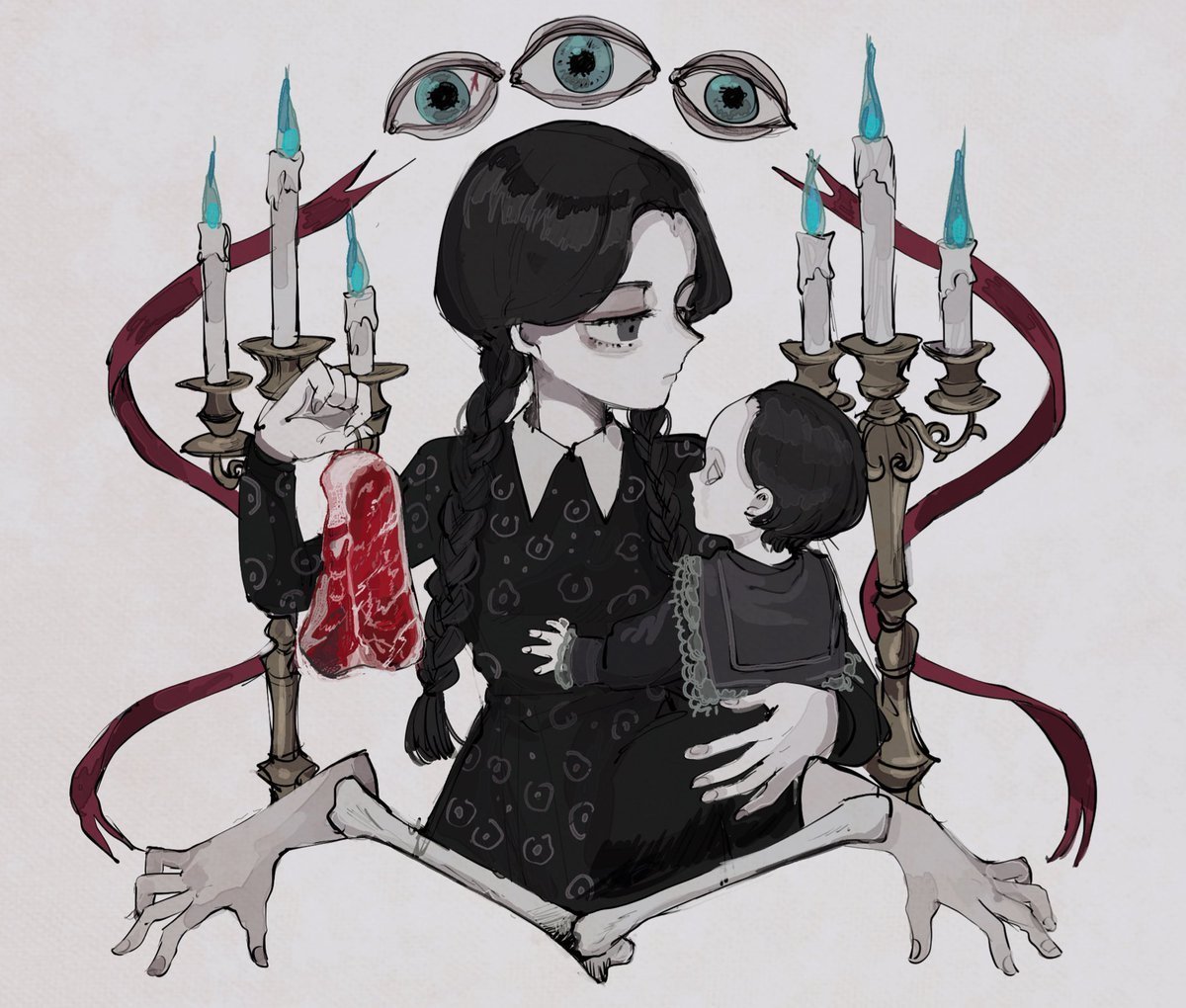 Кристина Риччи Уэнсдей 2022