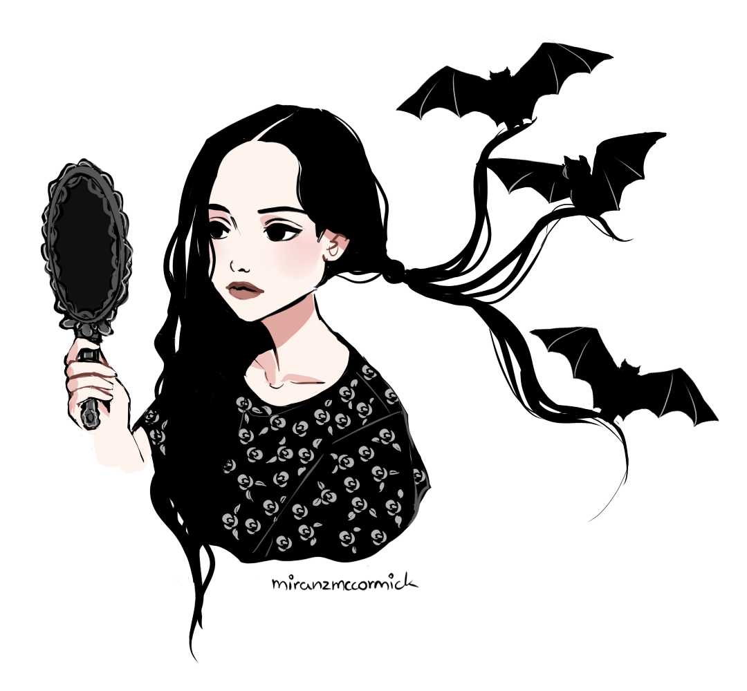 Уэнздей Аддамс арт