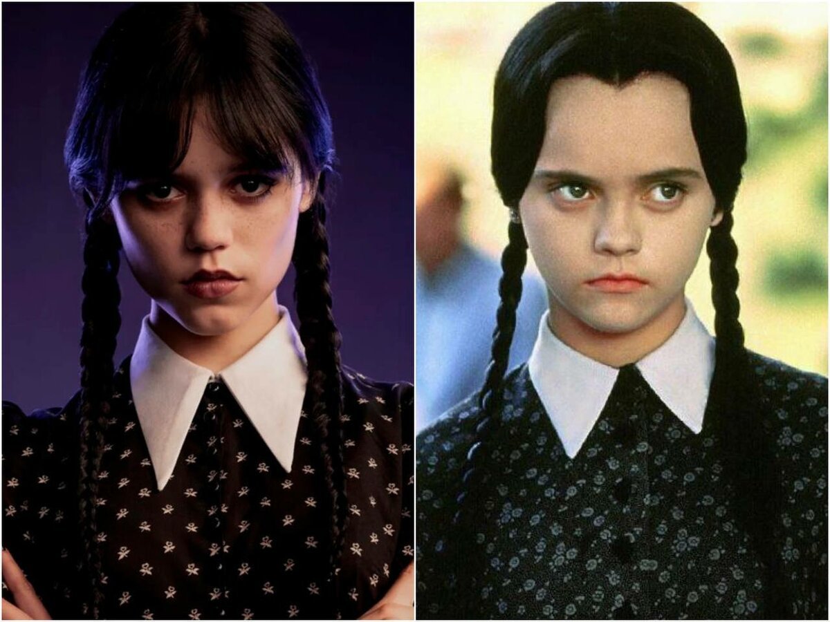 Уэнсдей Аддамс сериал 2022 макияж