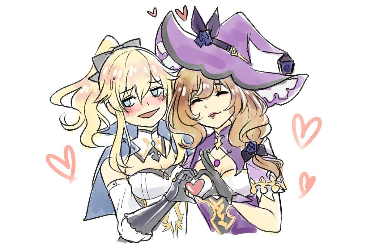 Джинн и Лиза Геншин