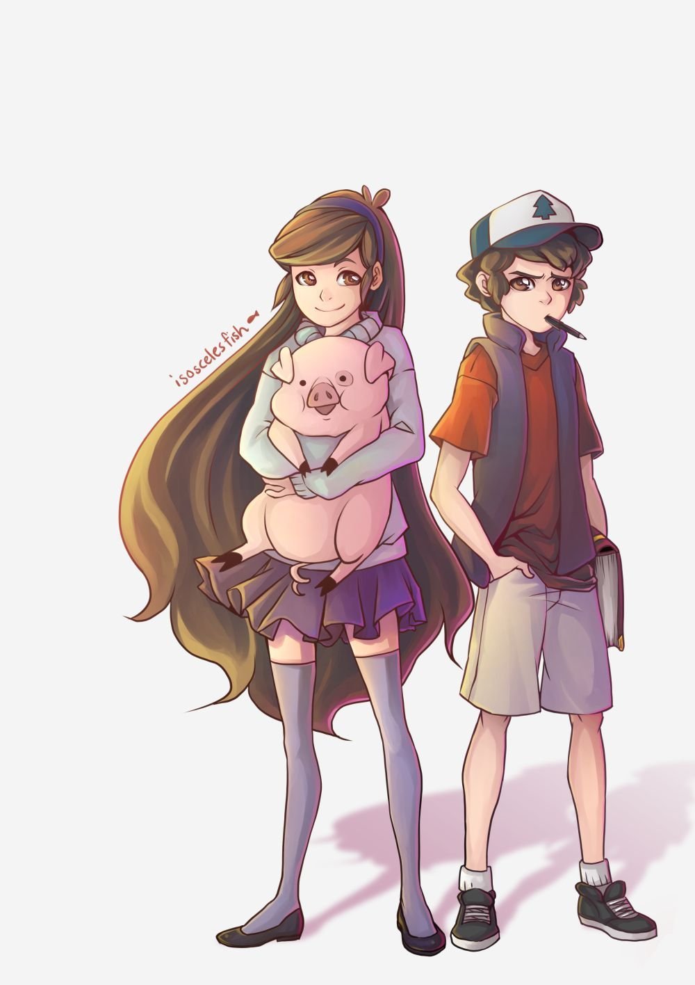 Мэйбл и Диппер арт