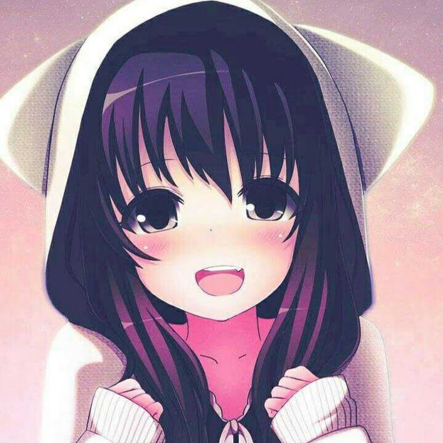 Аниме парень с котом на плече