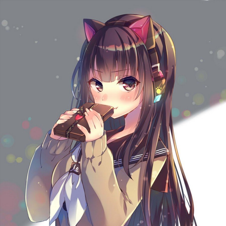 Красивые аниме девочки с ушками