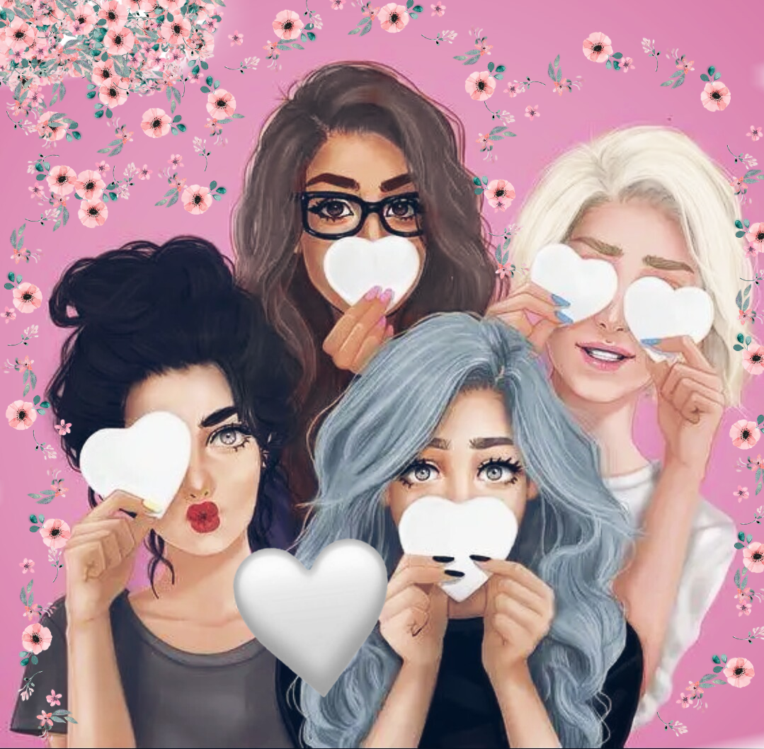 Четыре подруги мультяшные