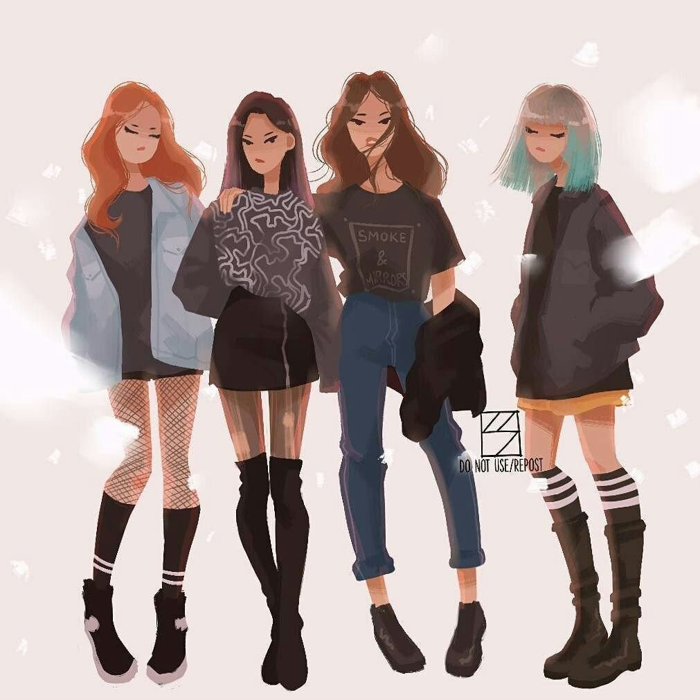 Блэк Пинк арт 18