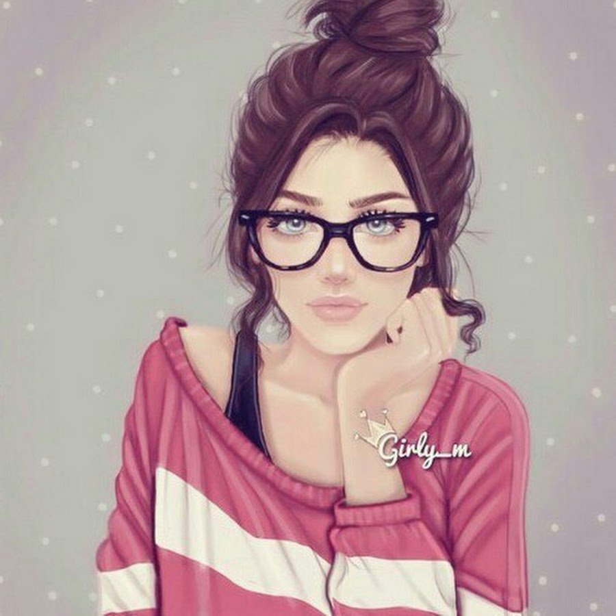 Нарисованные девушки крутые