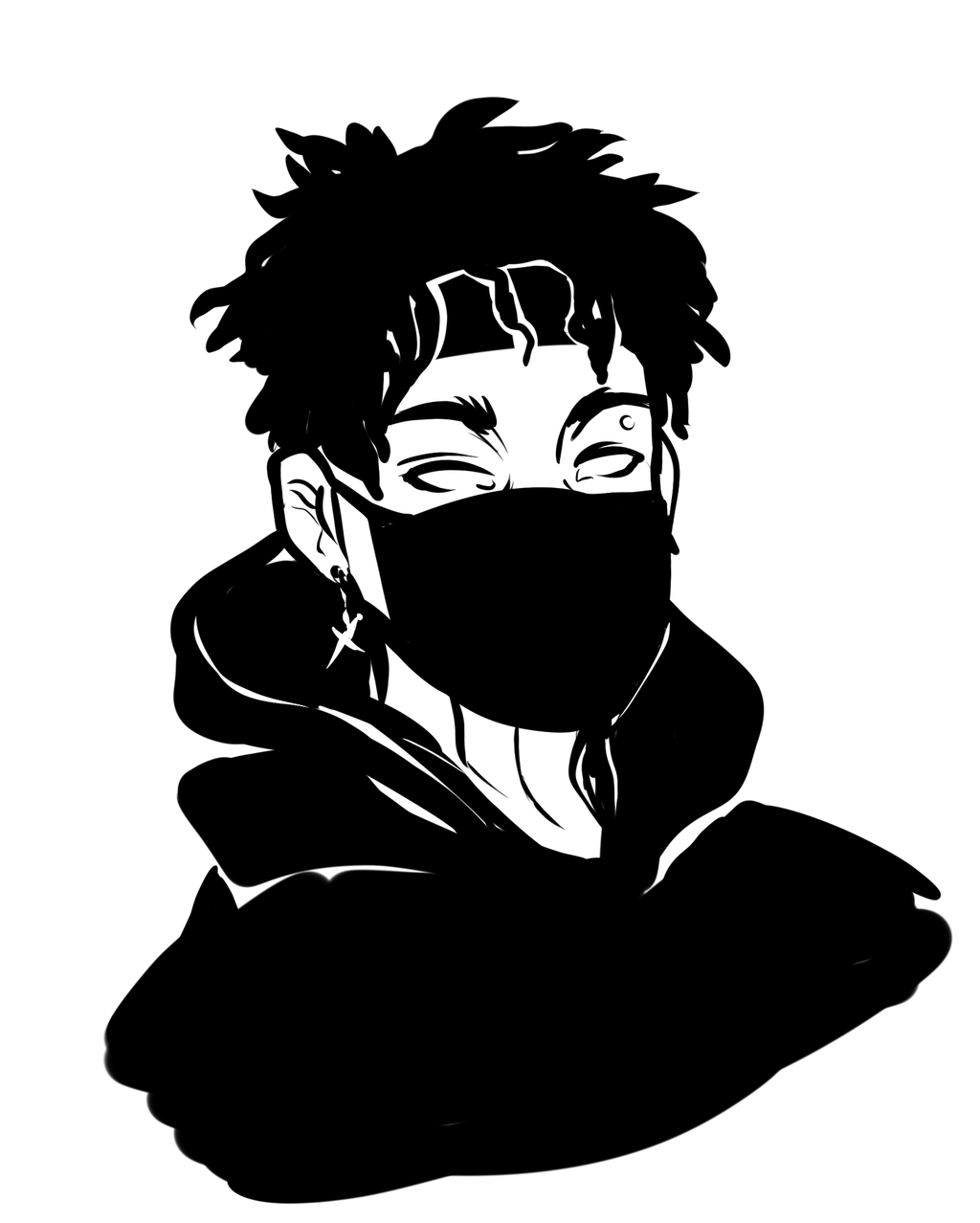 Берсерк аниме чб