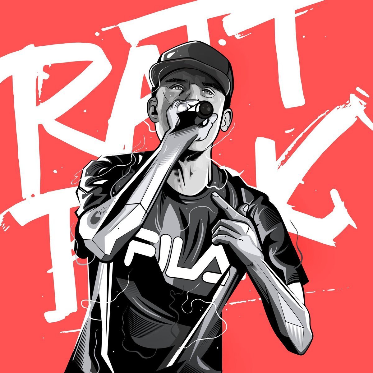 Арт в стиле рэп