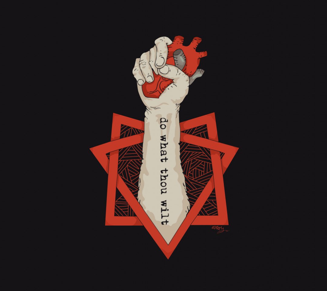 Тату Оксимирона Кроули