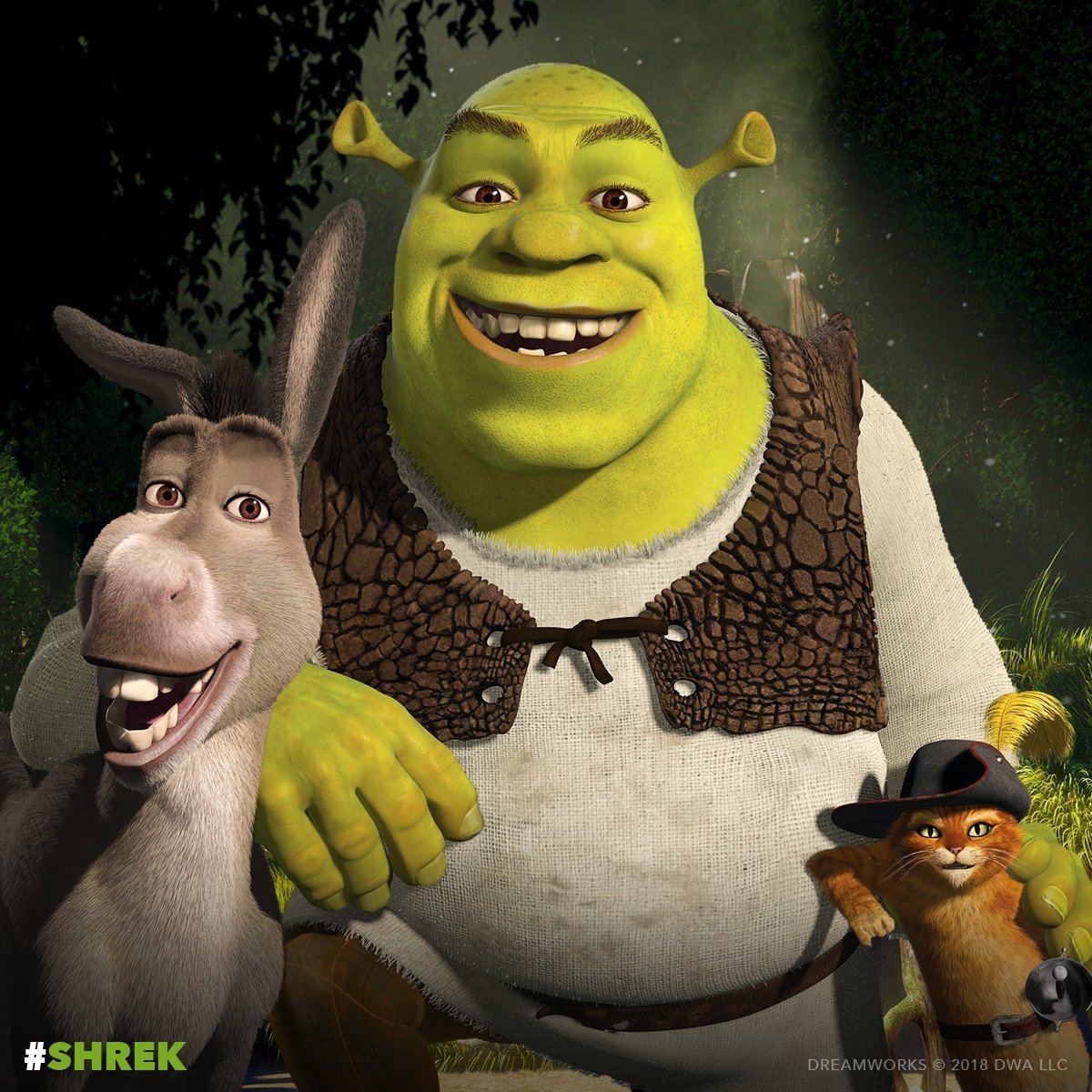 Шрек с лицом человека