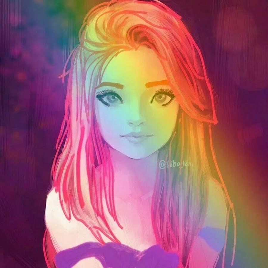 Арт девушки на аву