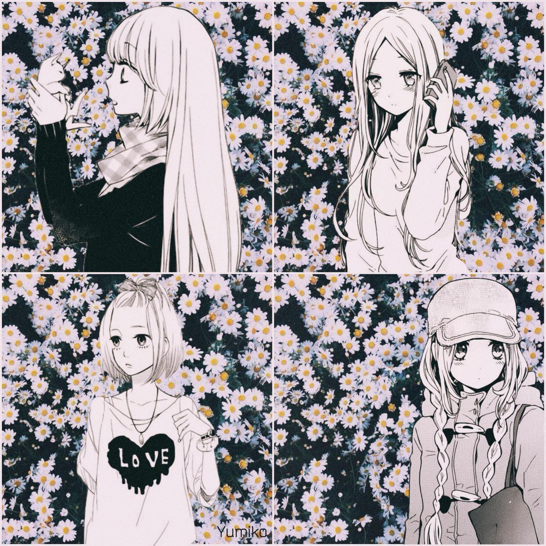 Манга в черно белом стиле