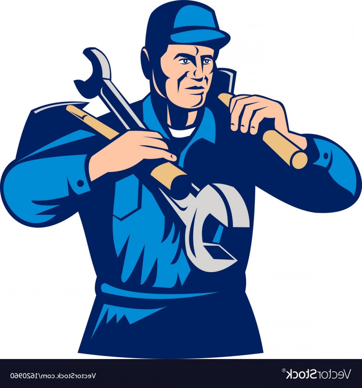 Автомеханик мультяшный