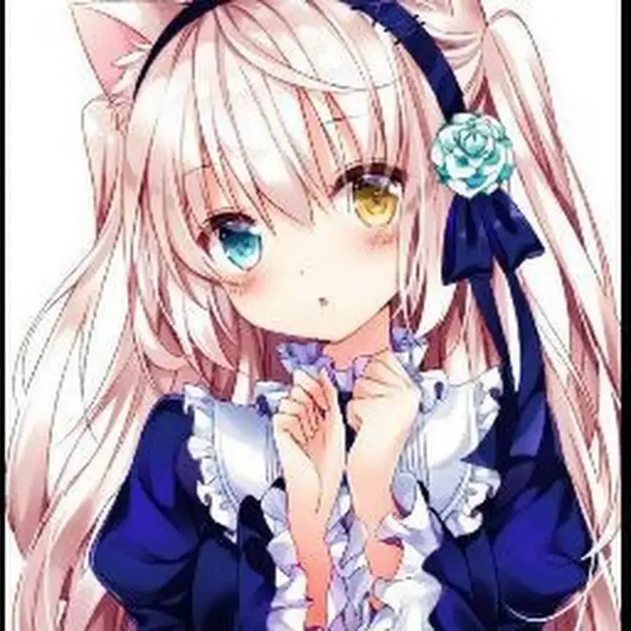 Аниме неко кавай